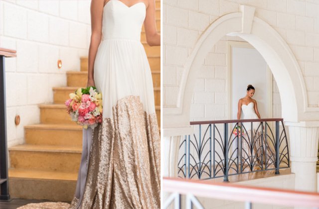 Wedding Inspiration Shoot with Truvelle's "Sierra" gown 