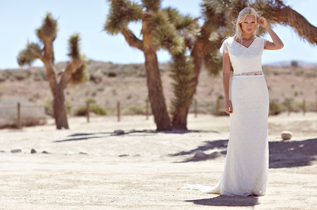 Love and Lace has Daughters of Simone Gowns in all their bohemian beauty - www.loveandlacebridalsalon.com/blog