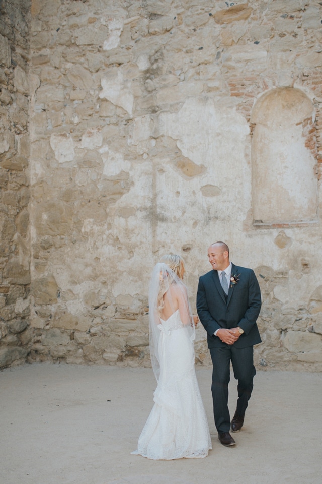 Real Love and Lace Bride In Mikaella Bridal strapless bridal gown | The Hearts Haven Photography | www.loveandlacebridalsalon.com/blog
