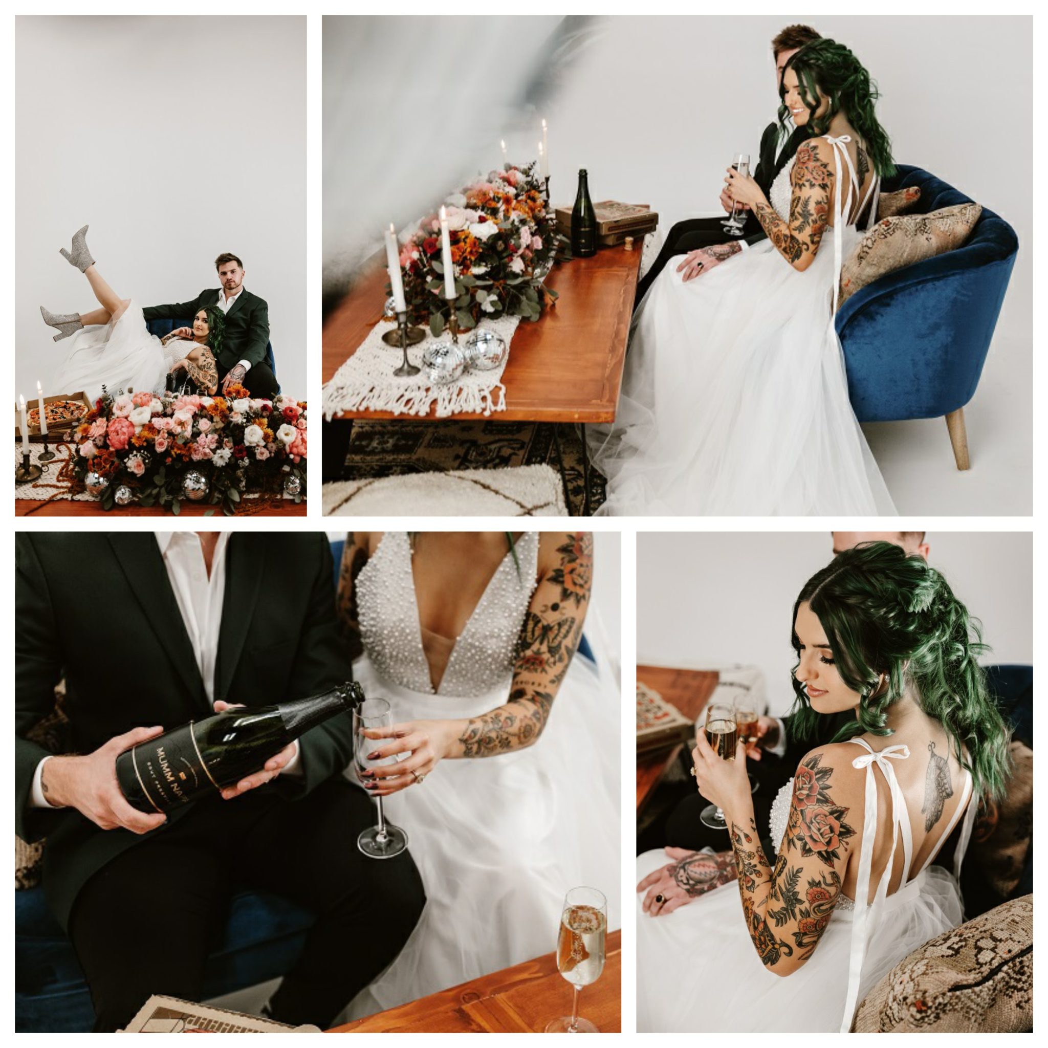 Small Business Stylized Wedding Photoshoot and Collaboration featured by top Orange County bridal salon, Love and Lace Bridal Salon