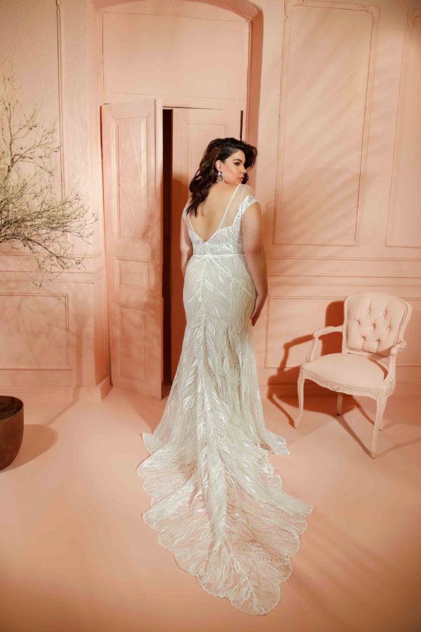 RISH Bridal Bella wedding gown at Love and Lace Bridal salon in Irvine, CA