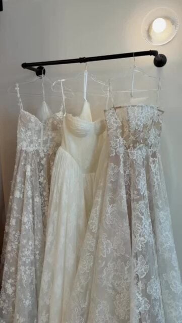 Which one would you pick?
1. Willow by @guardiolabridal 
2. Kris lace by @vagabond_bridal 
3. Serene by @atelier.rish 

#loveandlacebridal #weddingdresses #2027bride #2027weddingdress #bridetobe