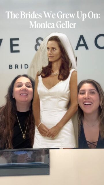 Which TV or movie character should we do next? Let us know in the comments! 

#loveandlacebridal #2027bride #monicageller #weddingdress #weddingdresses
