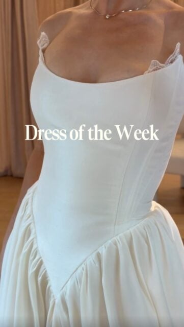 Our first NYBFW 2027 collection pick up has hit the salon! Meet Hedy by our girl @taralatour ✨ We’re obsessed and know you gals will be too. Click the link in our bio if you think Hedy could be the one!
#loveandlacebridal #2027bride #2027weddingdress #newweddingdress #taralatour