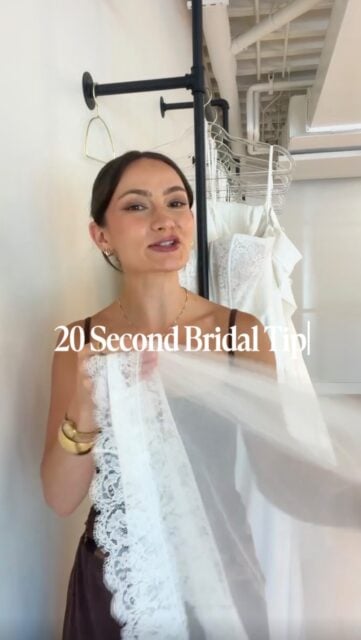 A wedding dress is a very emotional purchase! Put the check list down, be in the moment, and let yourself experience the magic that is finding the one!✨
Send this to a bride to be in your life. 💌

#loveandlacebridal #2027bride #2027wedding #weddingtips #bridetobride