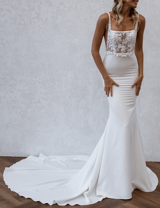 3 Beautiful Winter Wedding Dresses - GARNET + grace Bridal Salon