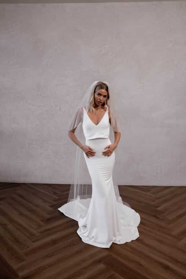 Austin by Made with Love Bridal wedding gown front view