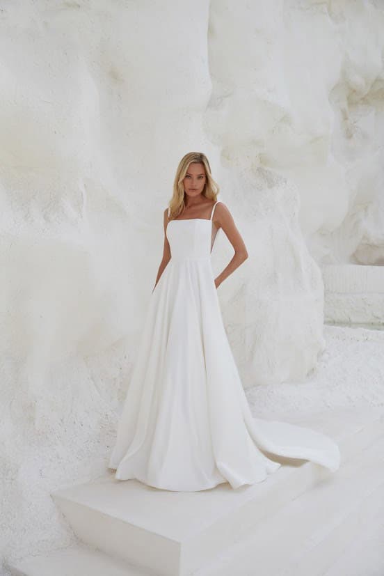Blake Gown by Antonio Gual at Love and Lace Bridal Salon in Orange County, California