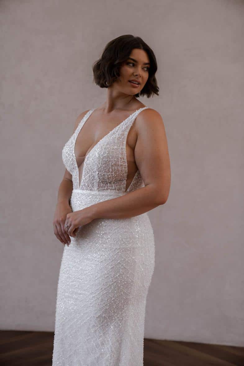 Kendall Plus-Size Wedding Dress by Made with Love Bridal